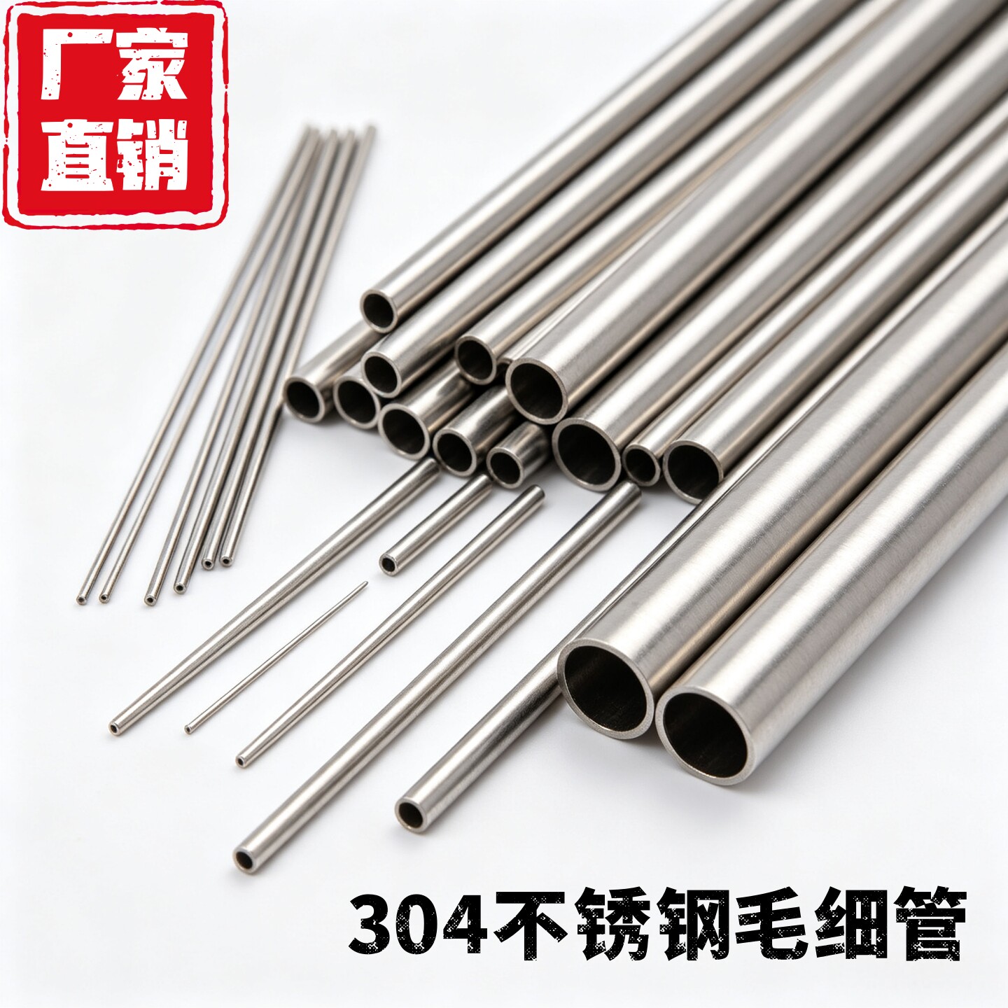 304不锈钢管精密管卫生管无缝管小圆管 不锈钢毛细管精密切割加工
