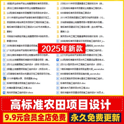 高标准农田水利工程施工组织设计土地整理可行性研究投标书CAD图