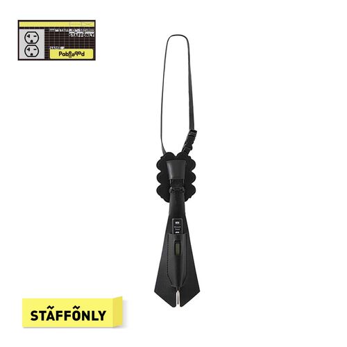 STAFFONLY X PabePabe联名SOCKET BUNNY系列玄黑色验电笔电工领带