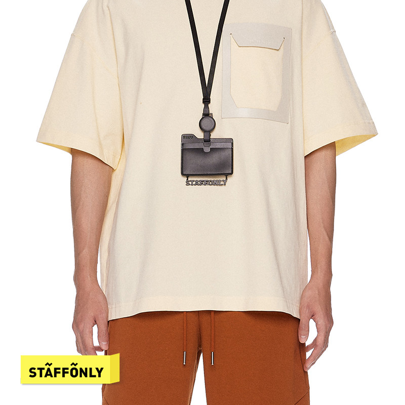 STAFFONLY 星轨旅人 云存档文件夹机组工牌卡套PU皮耐磨顺滑
