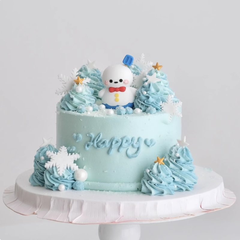恋与深空黎医生小雪人雪花生日蛋