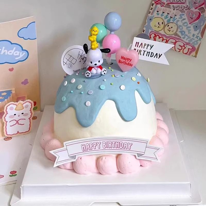 网红卡通可爱帕恰狗蛋糕装饰摆件冰淇淋小狗气球雨丝生日烘焙插件,节庆用品/礼品,节日装扮用品,淘宝优惠券,粉丝福利购,淘宝优惠卷