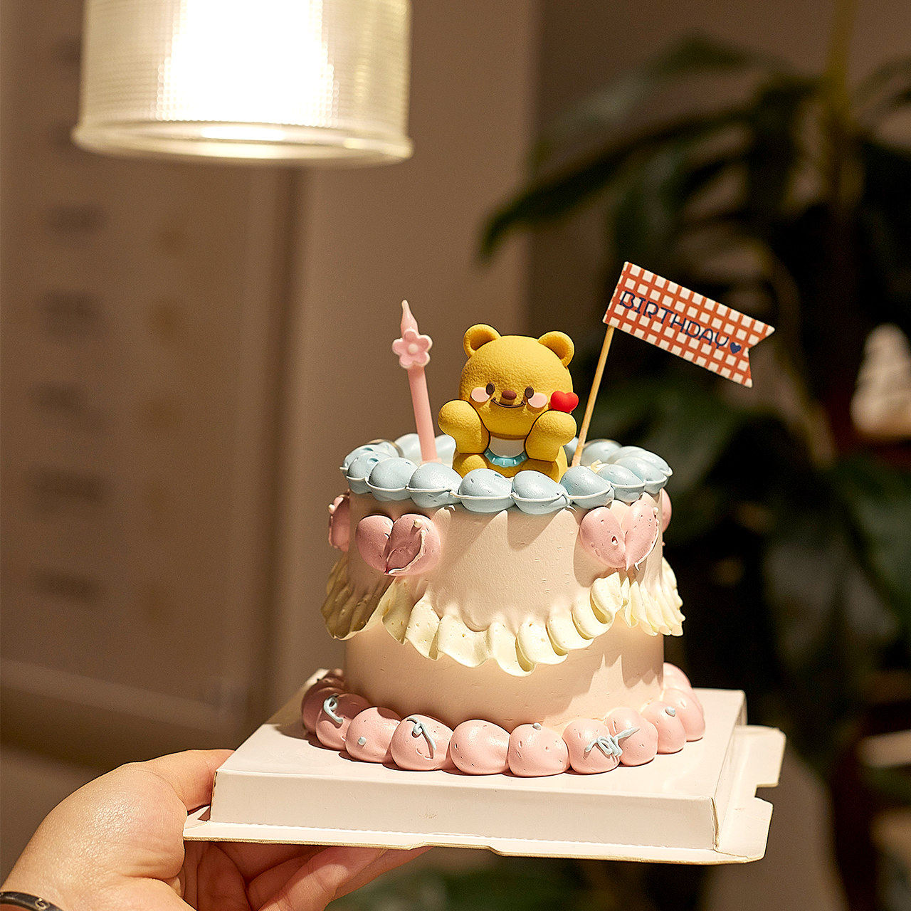 网红黄油小熊蛋糕装饰插件卡通ins男孩女孩生日甜品烘焙装扮插牌,节庆用品/礼品,节日装扮用品,淘宝优惠券,粉丝福利购,淘宝优惠卷