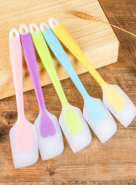 硅胶刮刀耐高温铲子烘培工具家用一体式牛轧糖蛋糕奶油刮板抹刀铲