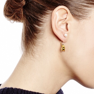 意大利设计师DELFINA DELETTREZ 小蜜蜂耳饰