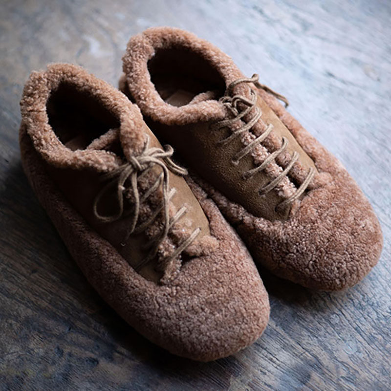 封面是花 羊羔毛配同色羊皮 手工毛毛鞋,女鞋,乐福鞋（豆豆鞋）,淘宝优惠券,粉丝福利购,淘宝优惠卷