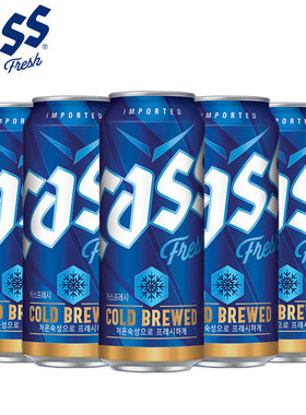 CASS凯狮啤酒500ml*5罐韩国原装进口听装烧烤炸鸡伴侣