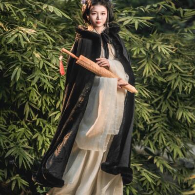 披风连帽女款斗篷外搭古装