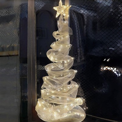 圣诞树diy材料包圣诞节装饰品家居装饰玻璃门窗户氛围感布置