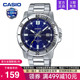 casio卡西欧手表男剑鱼水鬼商务石英钢铁之心非机械MTP VD01D