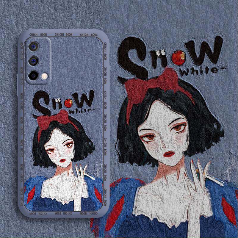 油画堕落公主realmegt大师版手机壳女oppo realme真我gt大师液态硅胶