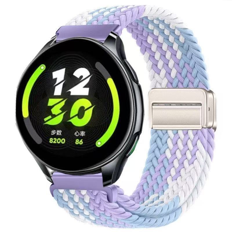 适用小米手表S4表带41mm尼龙S4纪念版Color磁吸S3回环watchS1腕带