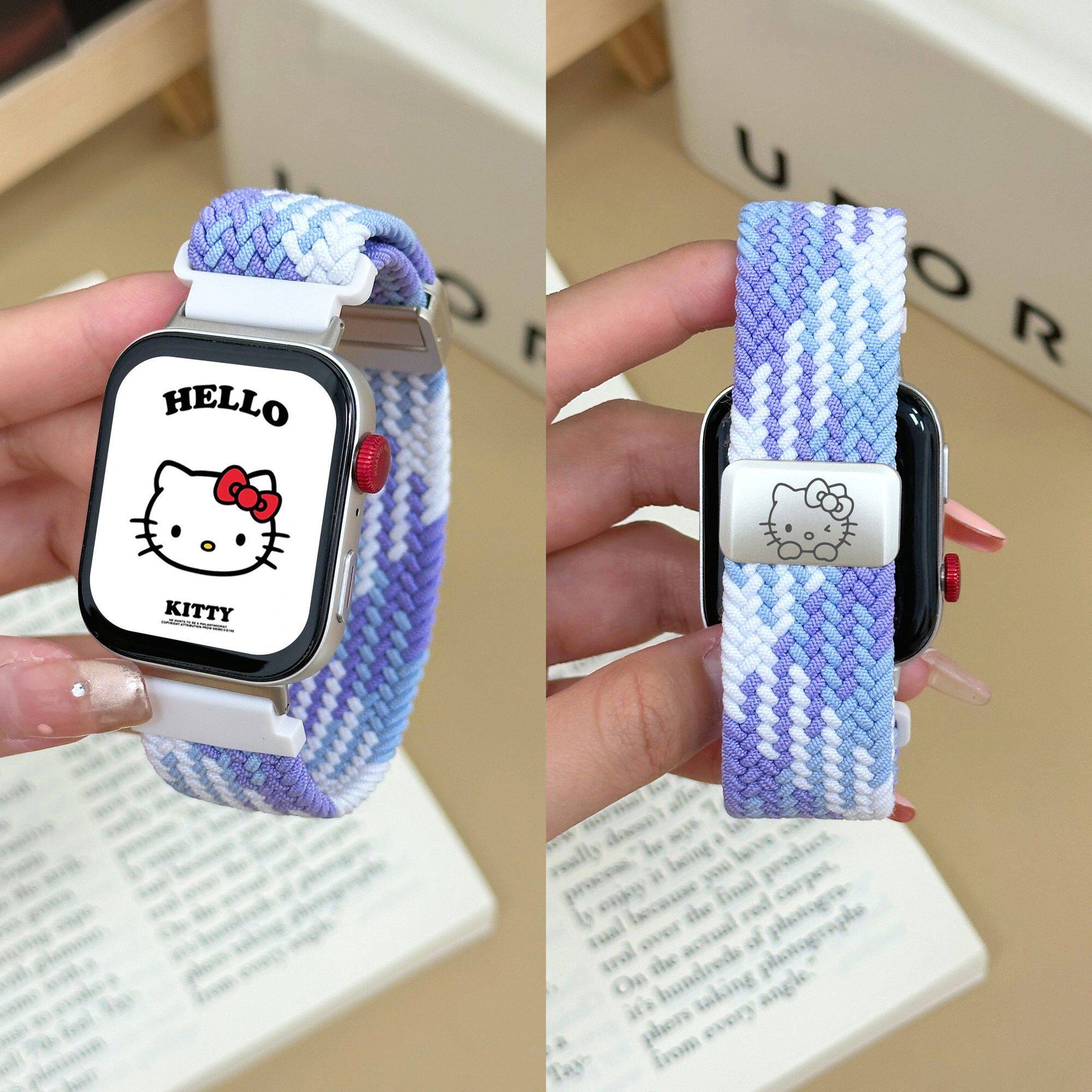 kt猫适用荣耀手表X5i表带尼龙编织磁吸表带honor腕带运动荣耀X5/5