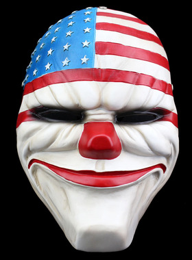 万圣节Payday游戏收获日3吃鸡劫匪cos装扮舞会精品树脂面