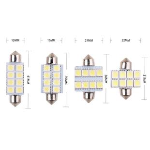 廠家直銷 8led雙尖閱讀燈 5050 汽車led車頂燈31mm36mm39mm41mm