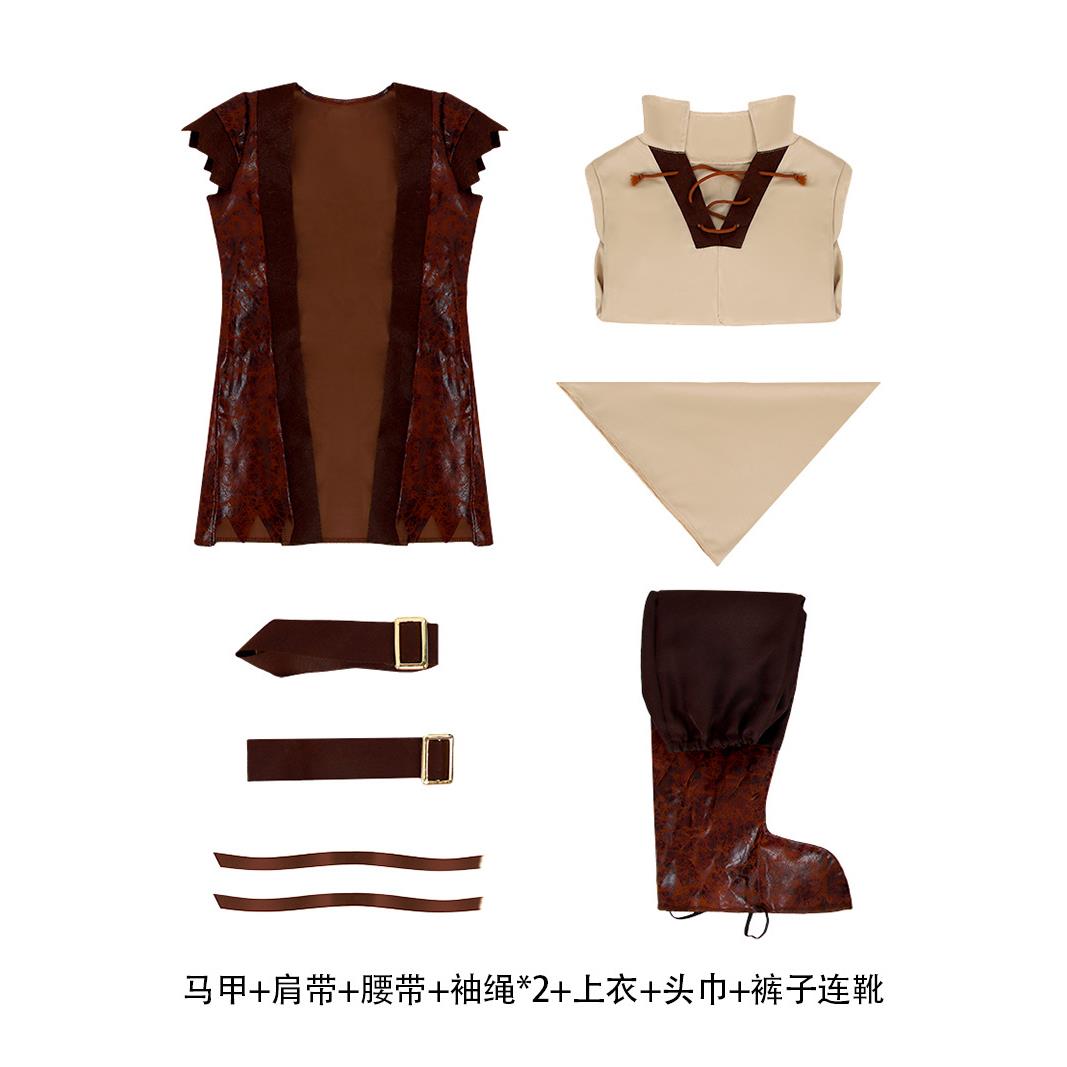跨境工厂万圣节儿童海盗角色扮演cos服僵尸系列主题套装演出服装
