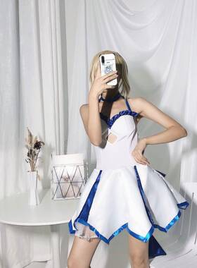 Fate/ZERO 型月10周年cos服 Sabercos服 saber Lily抹胸水手服装
