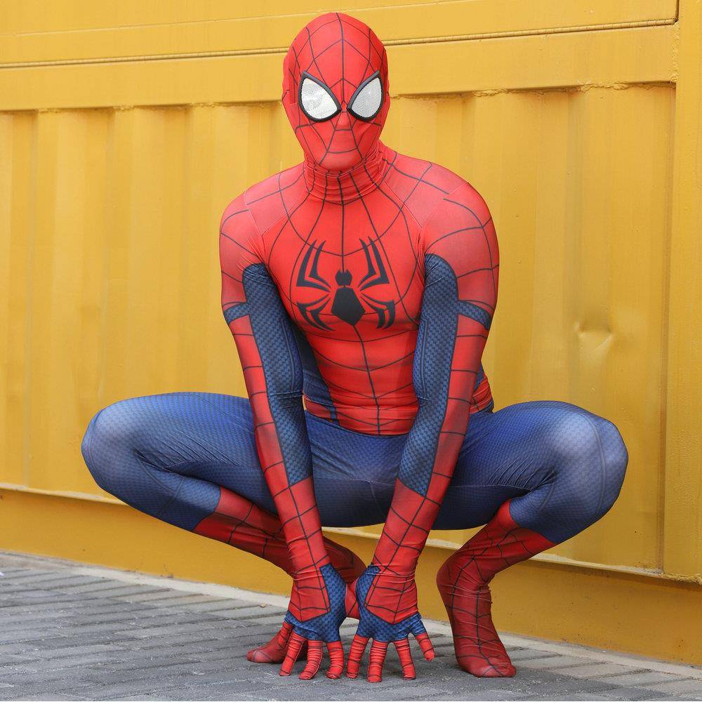 英雄皮得帕克 归来 男PS4cosplay成人儿童动漫服装