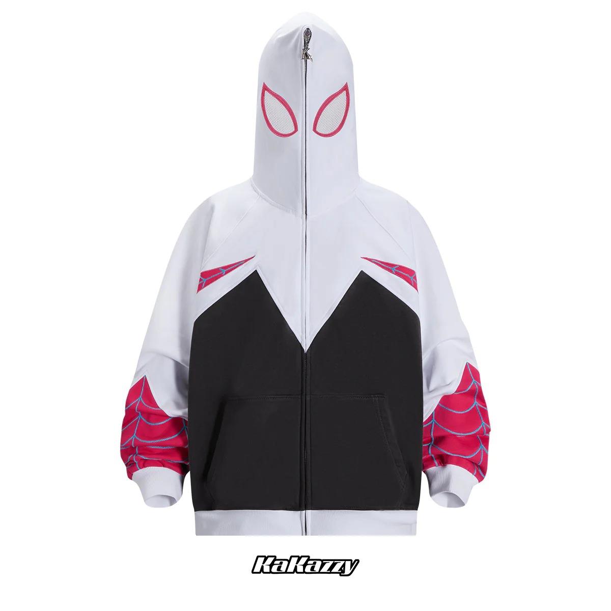 厂家直销2024跨境新款潮牌kakazzy卡卡兹全拉3D数码印花卫衣cospl