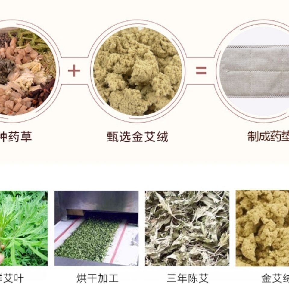 艾草包电加热艾草片暖宫颈椎热敷中药包电热艾宝片按摩背痛加热片