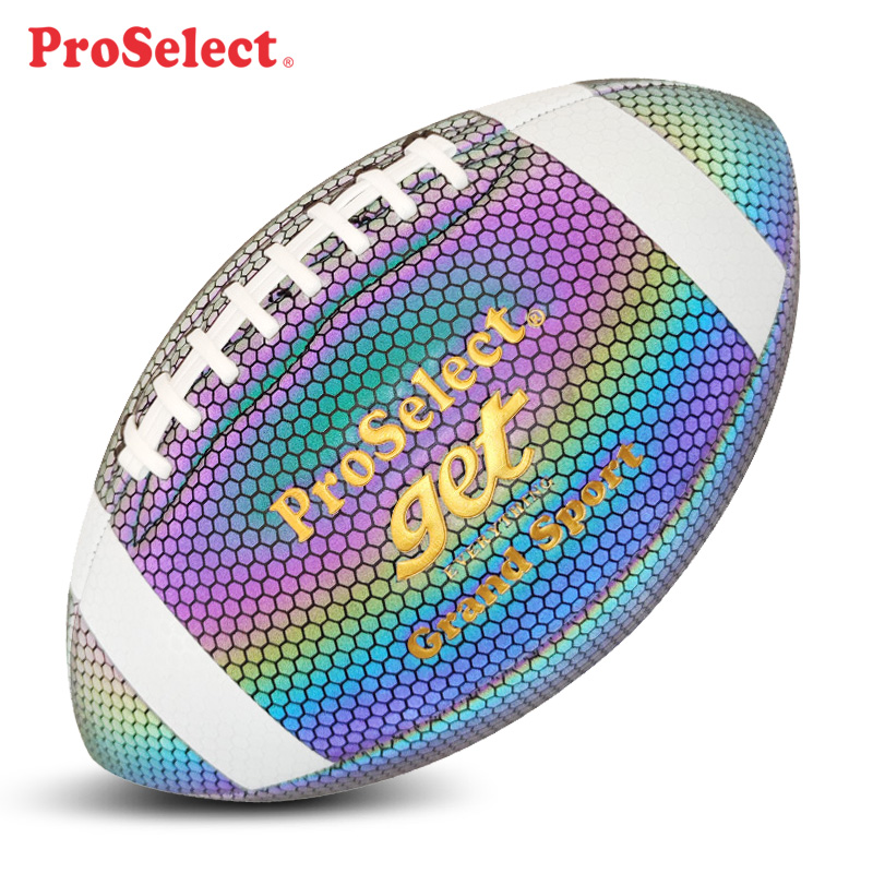 proselect专选橄榄球9号成人标准比赛美式橄榄球反光夜光创意礼物