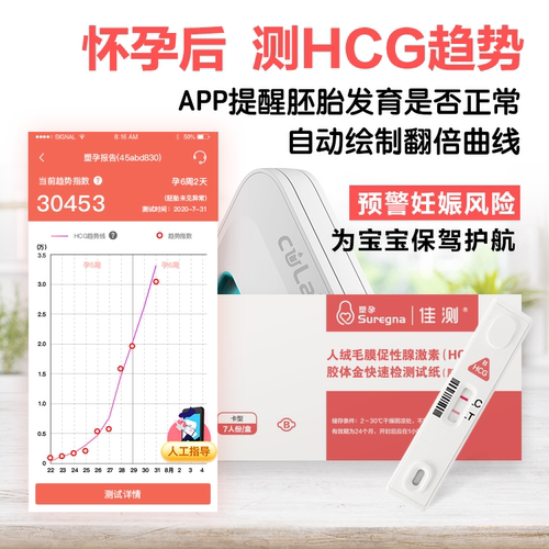 佳测hcg翻倍检测仪第二盒半价