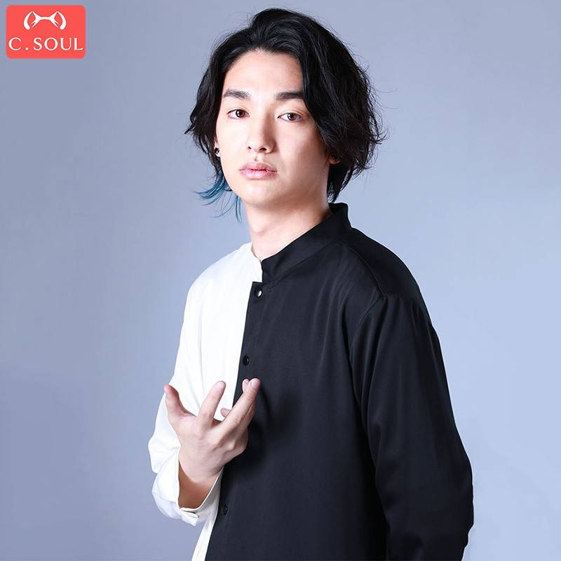 cos服托雷基亚人间衬衫黑白衬衣