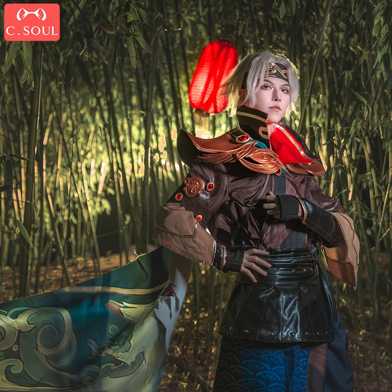 王者荣耀cos服东方耀fmvp云鹰飞将cosplay服衣服鞋子古风全套装男