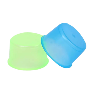 药杯带盖三色服药杯医用一次性小药杯医院口服药分摆外带便携药杯