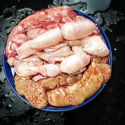 新鲜鱼籽鱼泡冷冻鱼内脏