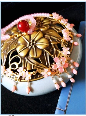 汉服颈部明制坦领贝珠写真软璎珞