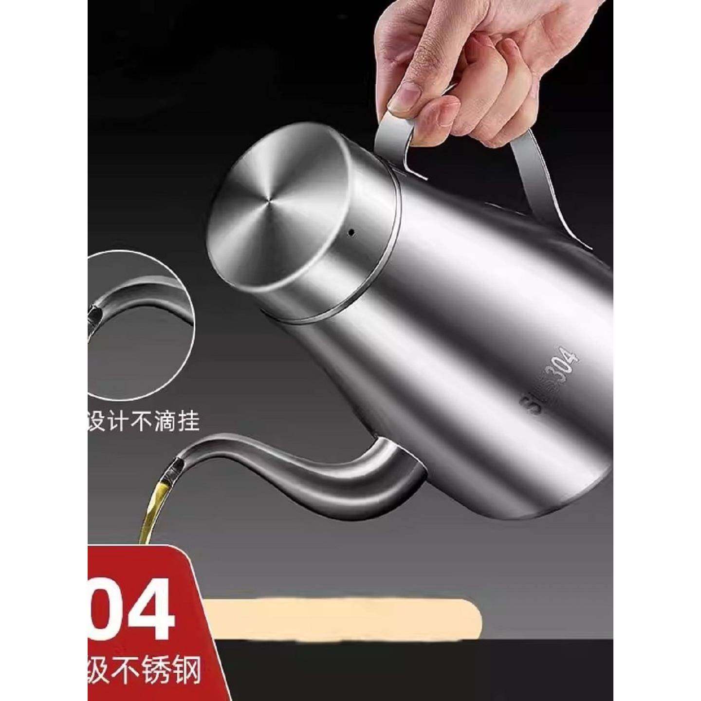 分酒器不锈钢白酒倒大容量家用高级感醒酒器带盖壶具2一斤装酒壶