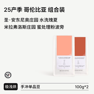 SUR 米拉弗洛斯 25哥伦 水洗瑰夏 蜜处理粉波旁 圣·安东尼奥 BIG