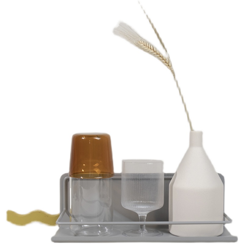Cloud life refrigerator magnetic suction side wall hanging shelf kitchen storage refrigerator paste Nordic Japanese hook set
