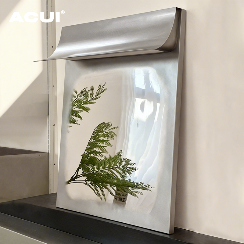 阿崔造屋原创设计飞檐镜不锈钢