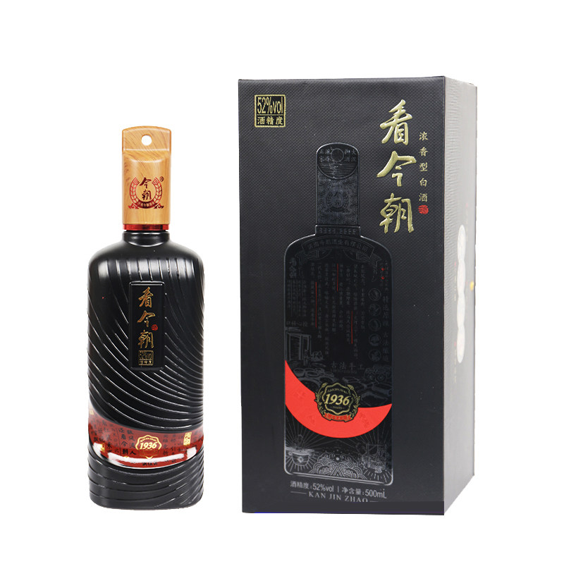 山东济南今朝酒业 52度看今朝高度酒500ml浓香型粮食酒 盒装整箱