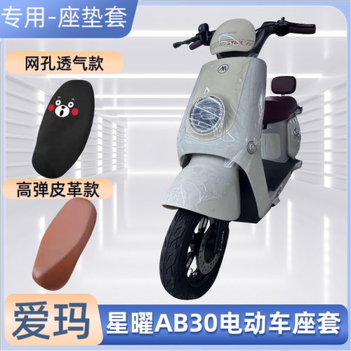 爱玛星曜AB30电动车专用座套四季通用电瓶车坐垫套防晒防水隔热罩
