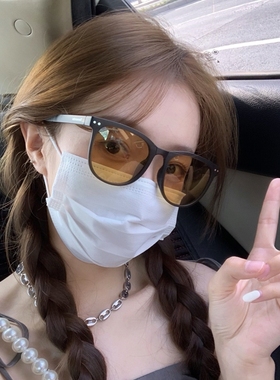 小红书同款韩版超火气垫折叠墨镜