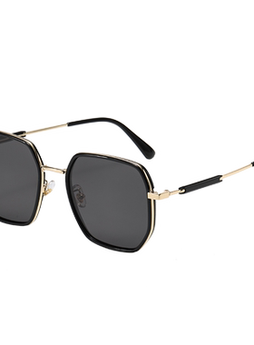 韩版大脸偏光墨镜女款