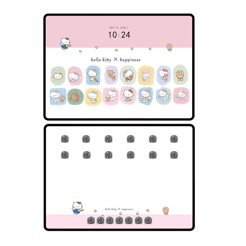 ipad壁纸套图  HelloKitty平板玩 动漫  壁纸 2张 主屏壁纸1