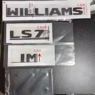 汽车LS7车标后尾门标志黑化改装