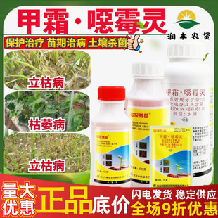 中保秀苗甲霜灵噁恶霉灵水稻立枯病黄瓜枯萎病土壤消毒农药杀菌剂