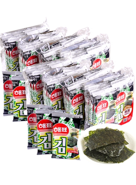 韩国进口海牌海苔烤紫菜48g