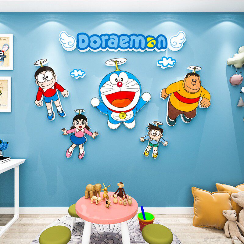 3d立体墙贴画装饰卡通幼儿园