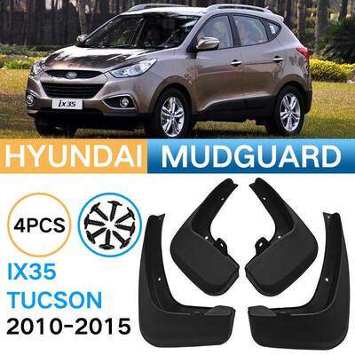 适用于现代Tucsonix352010-2015外贸跨境挡泥板汽车轮胎挡泥皮