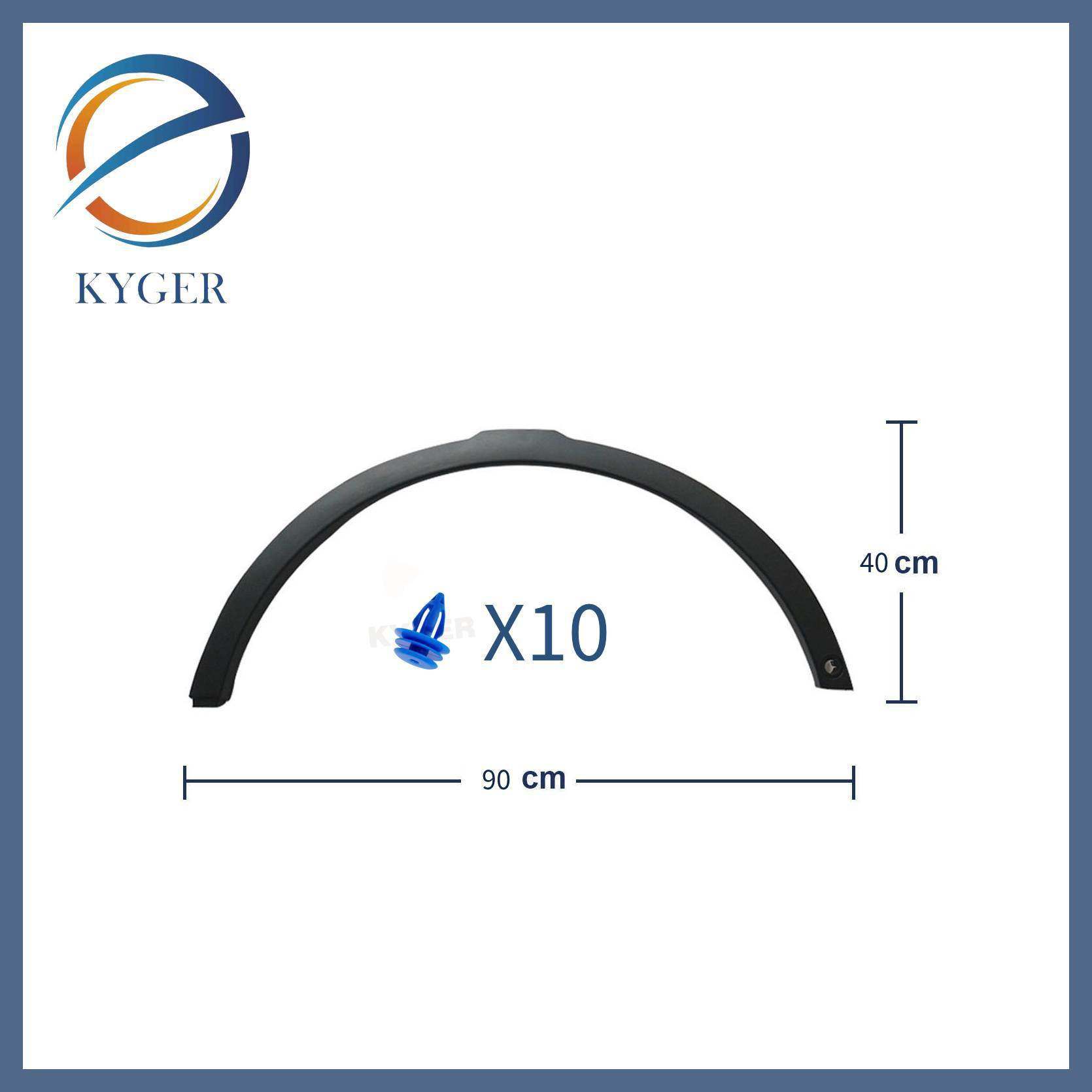 适用于路虎极光RRE左前轮眉 LR036053 汽配KYGER