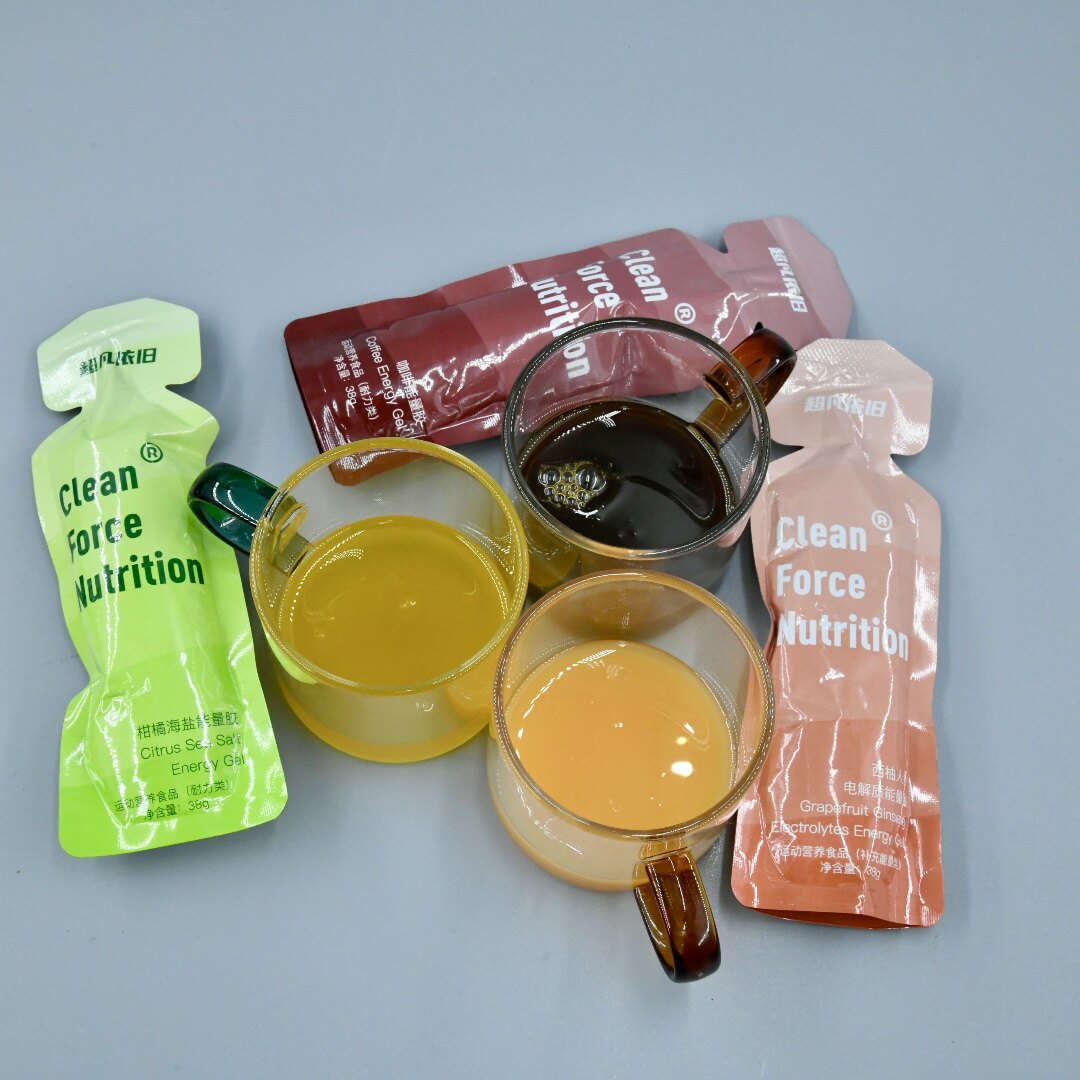 超凡依旧能量胶•干净能量肠胃友好口感真实西柚柑橘海盐咖啡38g