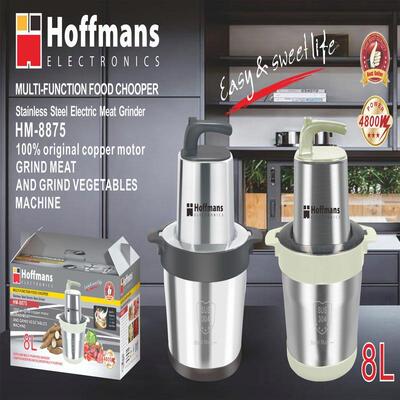 Hoffmans 8875 Food Chopper 8L 8Pcs/CTN 0.2cbm