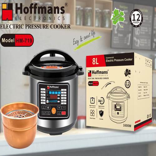 Hoffmans 电压锅 719 Electric Pressure Cooker 8L 2PCS/CTN