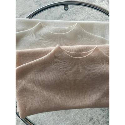 一线成衣美丽诺超细精纺100羊毛修身半高领针织毛衣女套头打底衫